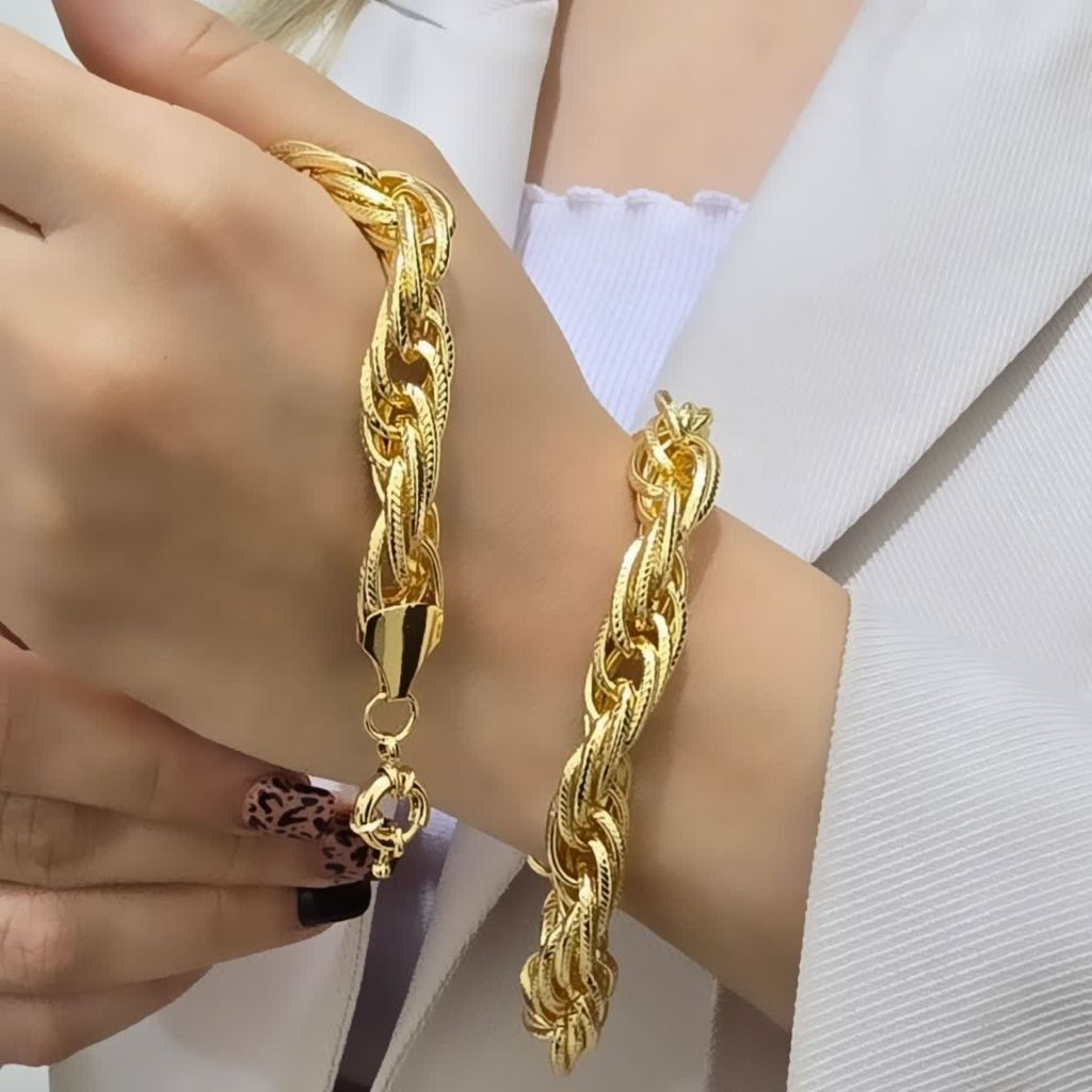 دستبند سیتی گلد کد 2414 - خرید آنلاین از گالری آداس